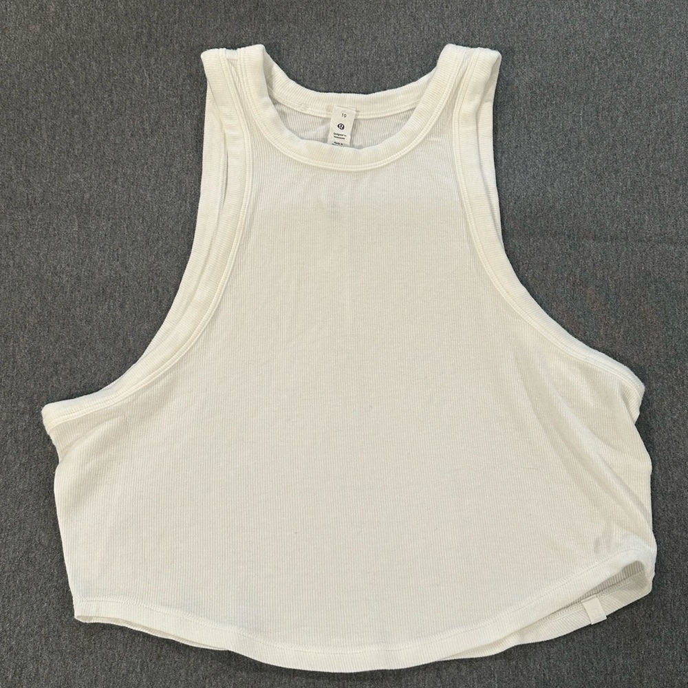 Lululemon White Tank - Size 10